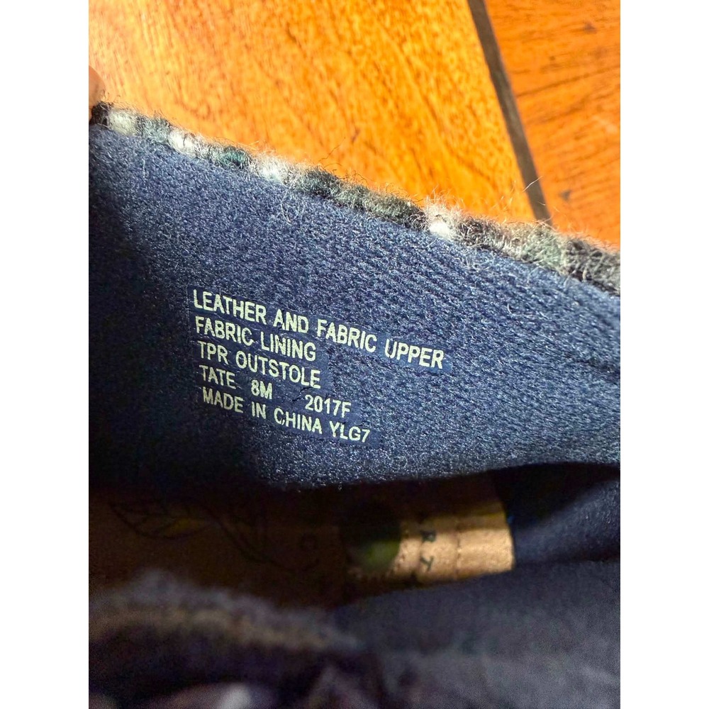 New Earth Origins 8 Tate Navy Blue Suede Wool Ankle Boots Scotchgard Booties - Picture 7 of 8